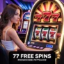 77 бездепозитных фриспинов по промокоду